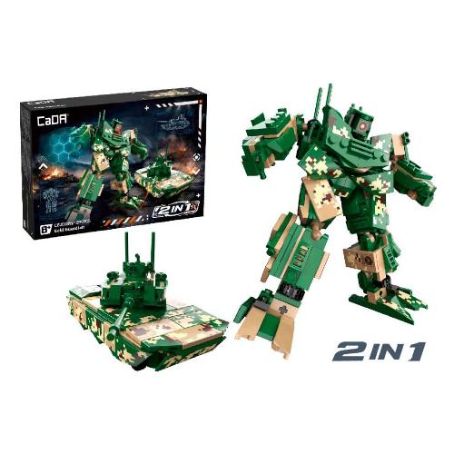 Robot Mecha Tank 2 in 1 Guardian ( 299 pz ) 8a+ DBLC82004W