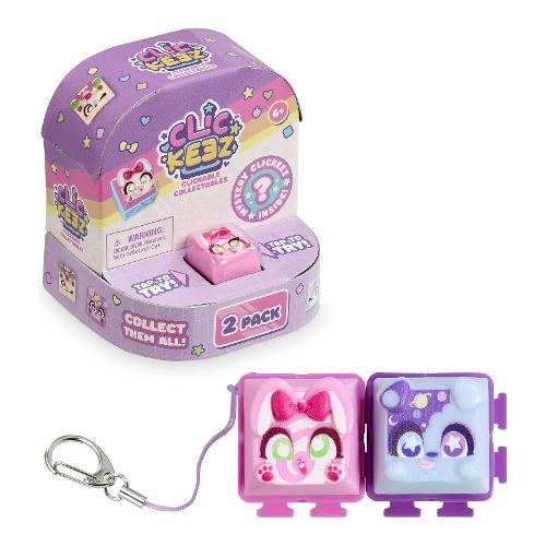 Clickable Collectibles Bubble Pops con portachiavi 2 pz CLICKEEZ Assortito 937198.012