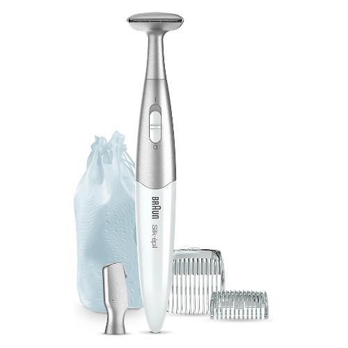 Depilatore SILK EPIL Bikini Trimmer White e Silver FG1100