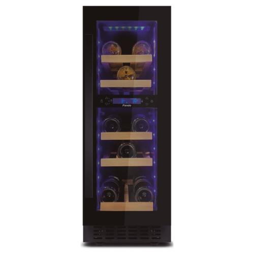 Cantinetta incasso 16 bottiglie PVZB 30 16 CRR Black classe F (L30cm)