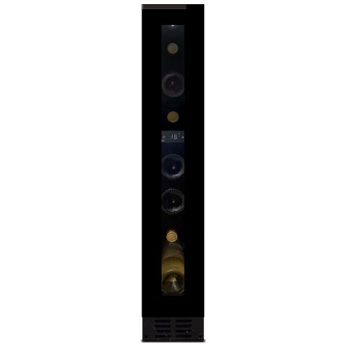 Cantinetta incasso 7 bottiglie VNB 15 CRR Black classe G (L15cm)