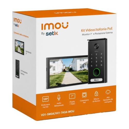 Citofono SETIK Video Doorphone Black VO1 5M0A VH1 7A0A