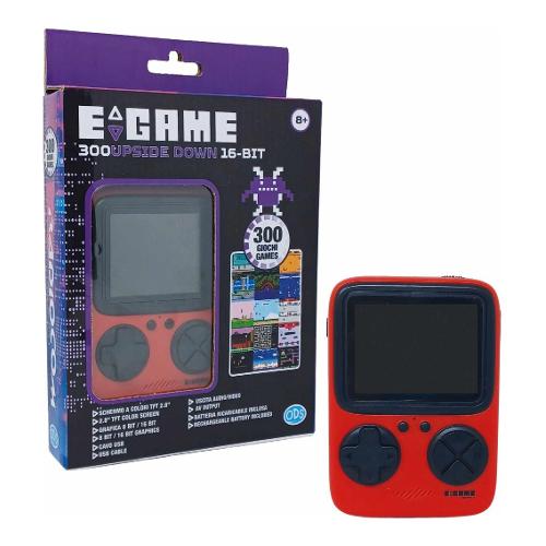 Console pocket E GAME 16 Bit (Ricaricabile) Red 50076