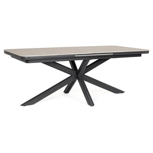 Tavolo da esterno pietra PASCAL Allungabile Warm (200-260x100x76cm) 0664219