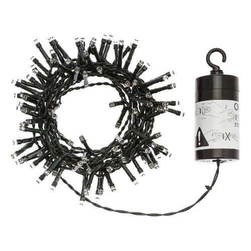Filo Verde 96 luci - LED Multicolore (3,8 + 0,5 mt) 8 Giochi di luce XMAS KING IP44 30954