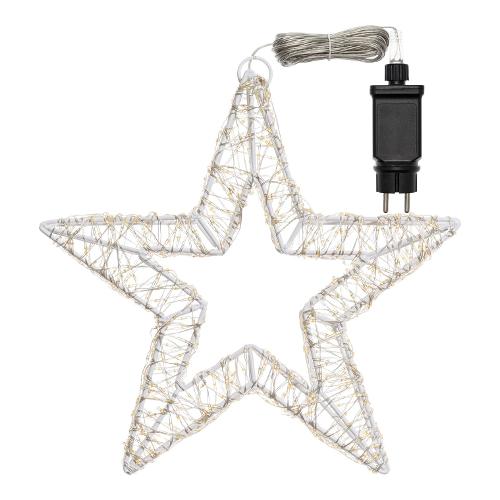 Stella 3D (L35 H35 cm) 1 gioco di luce (1pz) 1800 luci - MICROLED Bianco caldo IP44 75665