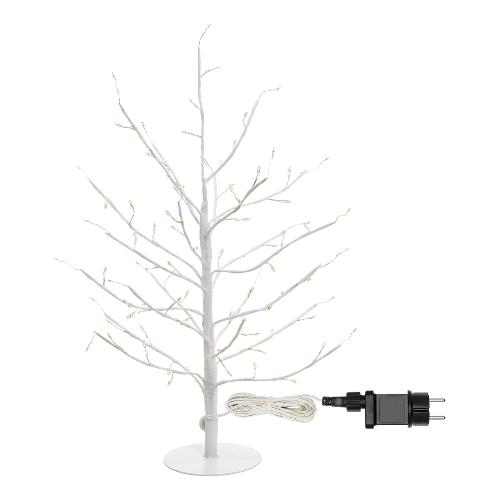 Albero Natale soprammobile TIGLIO Bianco 77454 (30x45cm) 108 luci - MICROLED