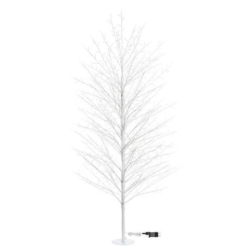 Albero luminoso Bianco 1 gioco di luce (H200 D110 cm) TIGLIO 1120 luci - MICROLED Bianco caldo IP44 75368
