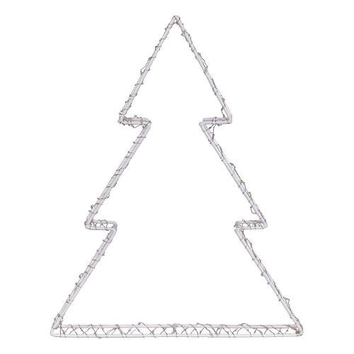 Albero Natale soprammobile Bianco 78345 (38cm) 240 luci - MICROLED