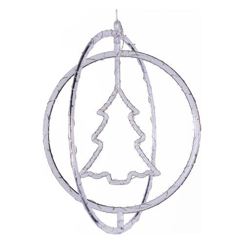 Stella, Fiocco, Albero (D32 cm) luce fissa (1pz) MICROLED Bianco caldo IP20 78543