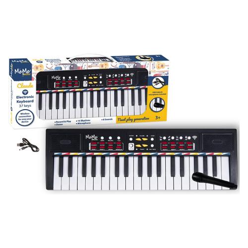 Tastiera musicale (37 tasti) CLAUDE Electronic Keyboard Black NXT112372