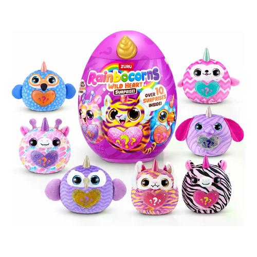 Peluche Wild Heart Uovo Surprise (25cm) RAINBOCORNS Assortito ZUR92129