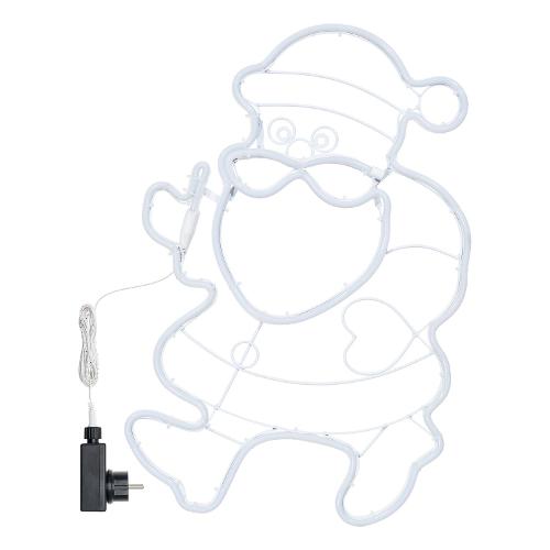 Babbo Natale (L39 H57 cm) luce fissa (1pz) 288 luci - LED Rosso e Bianco 54745