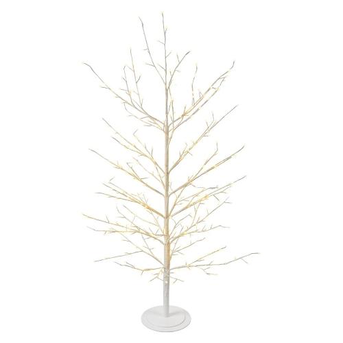 Albero luminoso Bianco 1 gioco di luce (H90 D50 cm) TIGLIO 240 luci - MICROLED Bianco caldo IP44 77478