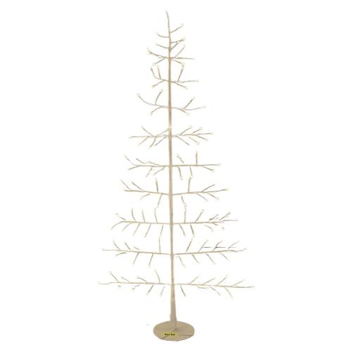 Albero luminoso Bianco 1 gioco di luce (H150 D75 cm) TIGLIO 2D 186 luci - MICROLED Bianco caldo IP44 79946