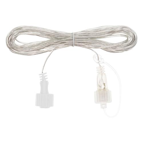 Prolunga filo luci Natale (5 mt) Giuntabile XMAS KING IP44 Trasparente 13957