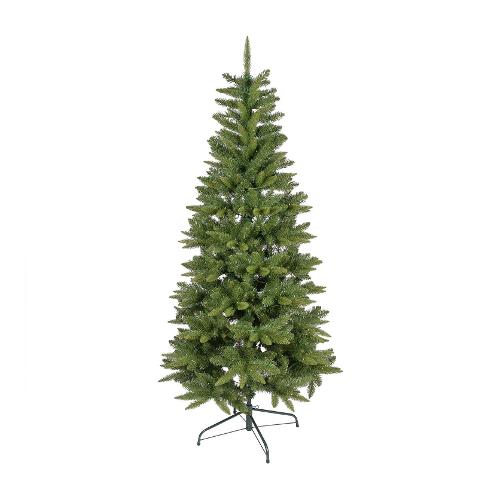 Albero Natale addobbato SLIM Verde (PVC e PE - H180 D86 cm) 300 luci - LED 79892