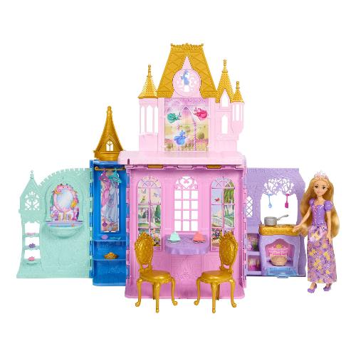 Castello Rapunzel Close & Carry playset con bambola DISNEY PRINCESS JLK27