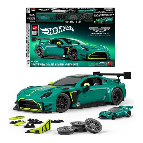 Aston Martin '24 Vantage GT3 1:16 ( 793 pz ) BRICK SHOP HOT WHEELS ELITE 10a+ JLF51