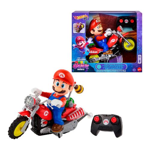 Radiocomando Mario Motocross HOT WHEELS Rosso JML15