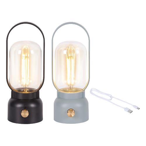 Lanterna elettrica campeggio batteria ricaricabile usb ( LED SMD 15 lm ) LUMINEO Assortito 890634
