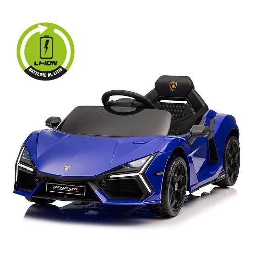 Auto elettrica Lamborghini Revuelto 10,8V Litio RC (105x60cm) SPORT ONE Blu 100053306