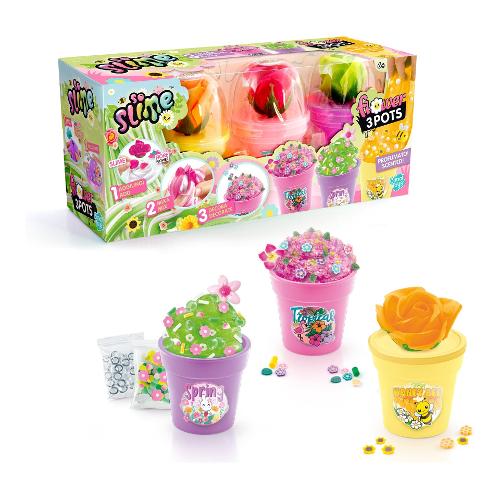 Slime Flower pack 3 vasetti SO SLIME Assortito 21740025