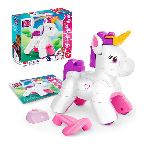 Unicorno 3 in 1 Build & Enchant ( 26 pz ) FISHER PRICE 36m+ Assortito JKG36