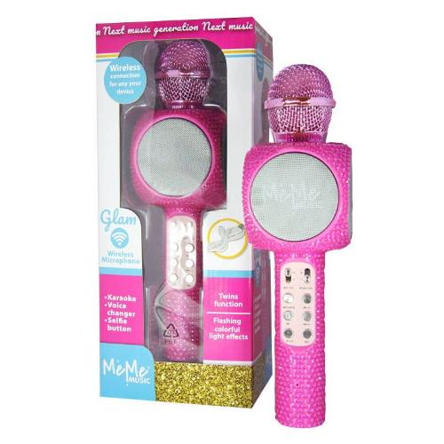 Microfono giocattolo Karaoke Wireless Glam 61192