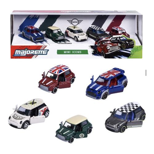 Set auto modelli 5 pz scala 1:64 Mini Icons Gift pack MAJORETTE 8504105006S06