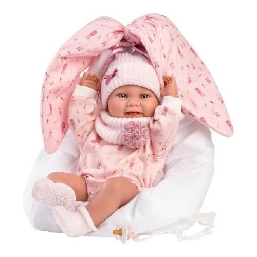 Bambola Nica con sacco portabebè (40cm) LLORENS LLO73802