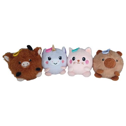 Peluche animaletto con portachiavi (12cm) KAWAII VIP Assortito 43558