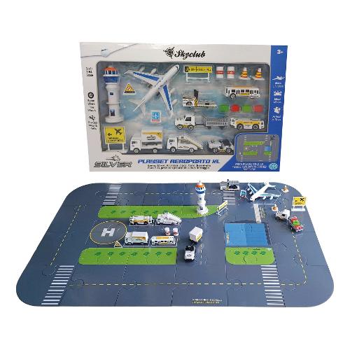 Playset Pista Aeroporto XL SkyClub SILVER WHEEL 41358
