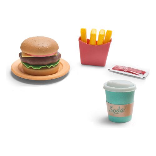 Playset Set Fast Food Bio Hamburger menù MAISONELLE 53018