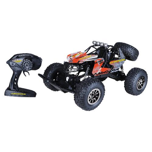 Radiocomando Buggy Hyperion Offroad 2,4 GHz 7F scala 1:8 (53,5x24,5x27cm) RADIOCOM Nero e Rosso 40763