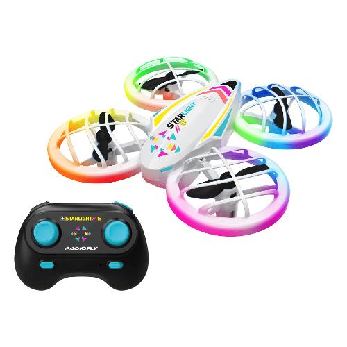 Drone Starlight 13 con led 8 funzioni RC 2,4 GHz (11,5x11,5cm) RADIOFLY Multicolor 40108