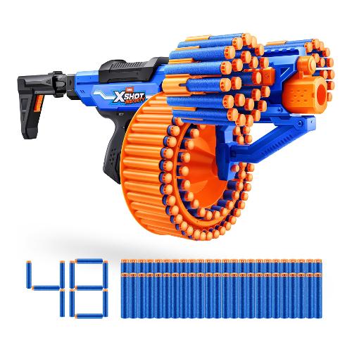 Fucile blaster Mitragliatore Blitz Hammer 48 colpi (59cm) XSHOT INSANITY 36917