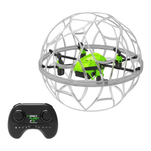 Drone Space Planet 14 8 funzioni RC 2,4 GHz (13cm) RADIOFLY Verde 40035