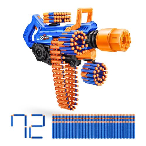 Fucile blaster Mitragliatore Smoking Barrel 72 colpi (63cm) XSHOT INSANITY 36823