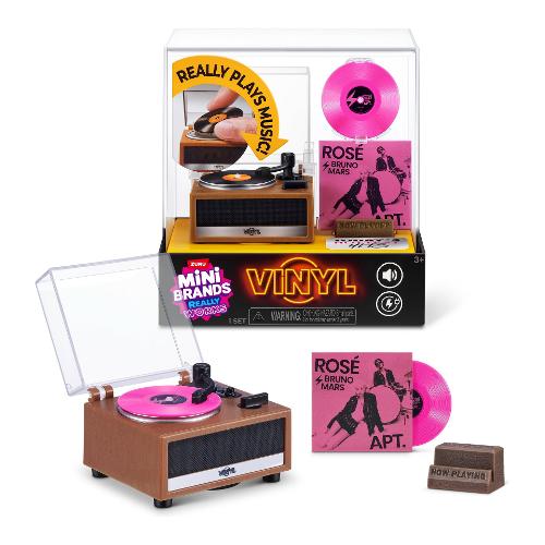 Mini giradischi Really Works Vinyl mini vinile incluso MINI BRANDS Assortito 77794