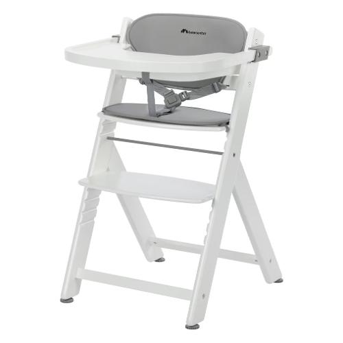 Seggiolone evolutivo con cuscino TIMBA 2 White/grey 2740431210