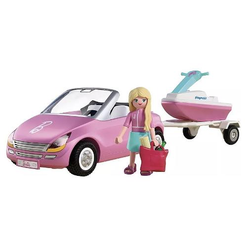 Cabriolet con rimorchio e moto acqua ( 37 pz ) BARBIE 4-10a 72123
