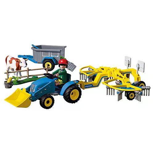 Trattore piccolo con raccoglitore del fieno ( 84 pz ) COUNTRY 4-10a 72163