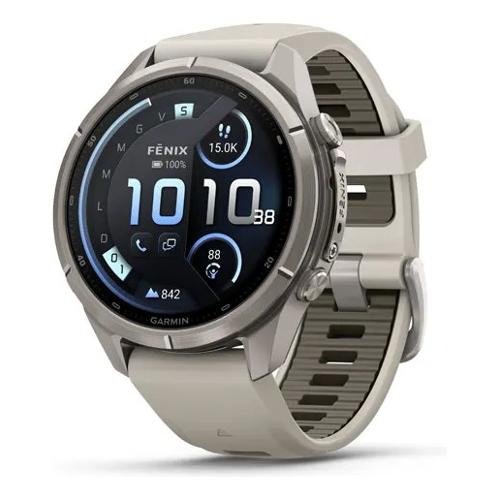 Smartwatch ( AMOLED ) FENIX 9 Pro InReach Titanium Fog Gray e Dark Sandstone 43 mm 010 04335 81