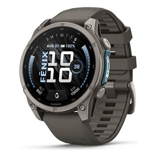 Smartwatch ( AMOLED ) FENIX 9 Titanium Pebble gray 47 mm 010 04762 01