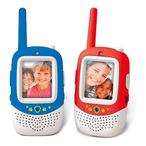 Walkie talkie con schermo video e portata 300 mt PAW PATROL Blu e Rosso 120925