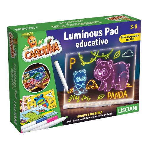 Lavagnetta Led Luminous pad educativa CAROTINA 120031