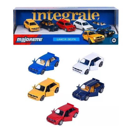 Set auto modelli 5 pz scala 1:64 Lancia Delta Gift pack MAJORETTE 8502105000SII