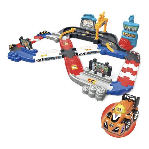 Sfide su pista con auto inclusa (1-5a) VROOM VROOM GO 595007