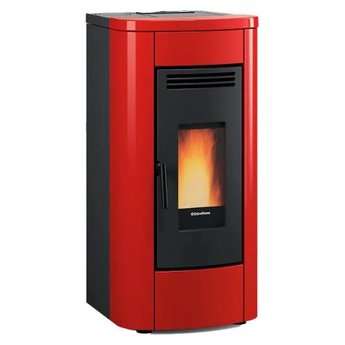 Stufa pellet 8kW KLAUDIA AD EVO Bordeaux 5 stelle Classe A+ 1297100